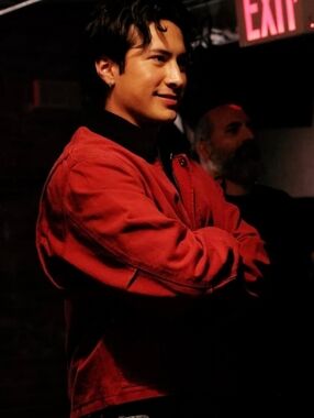 BNWT H&M Red Short Workwear Jacket 1317990003 Hudson Williams SNL Men’s Sz M, L